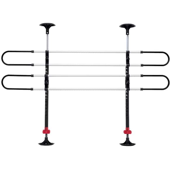 8APB01 Pet Divider - Black/Chrome, Aluminum, Universal