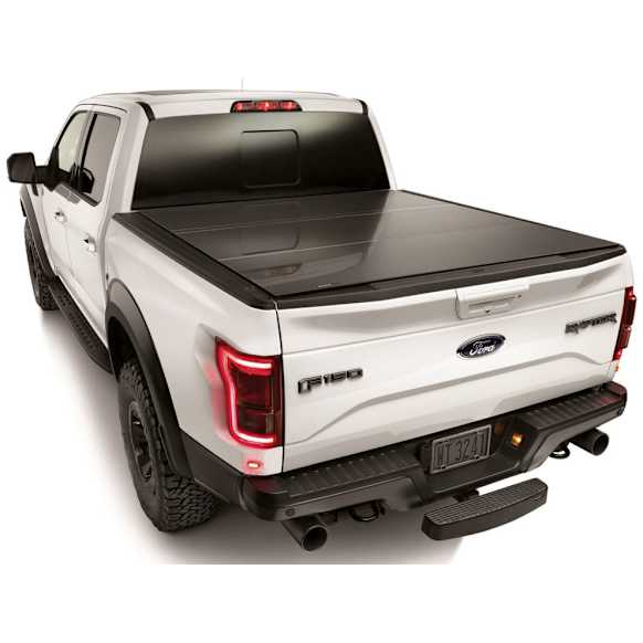 8HF010015 AlloyCover Hard Tri-Fold Series Hard Folding Tonneau Cover, Aluminum Fits Approx. 5 ft. 6 in. Bed
