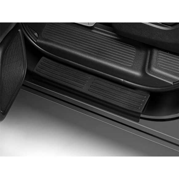 ST034K1 Door Sill Protector - Black, Plastic, Direct Fit, Set of 4