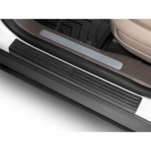 ST048K1 Door Sill Protector - Black, Plastic, Direct Fit, Set of 4