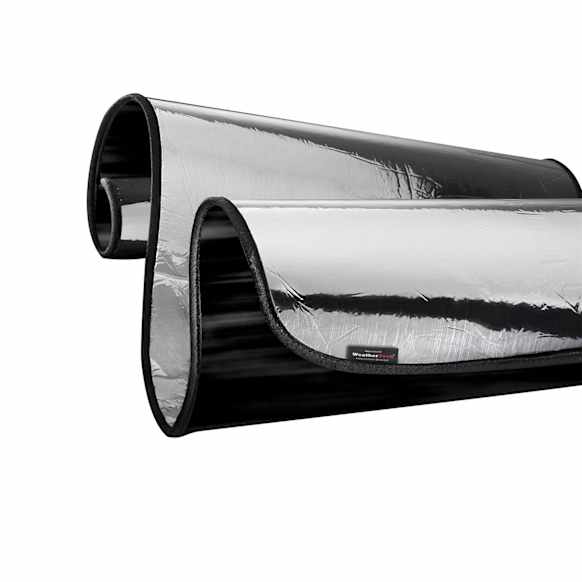 2024 Toyota Sequoia - Sun Shade, Custom Fit - Black and Silver, Reflective/Absorbent Film