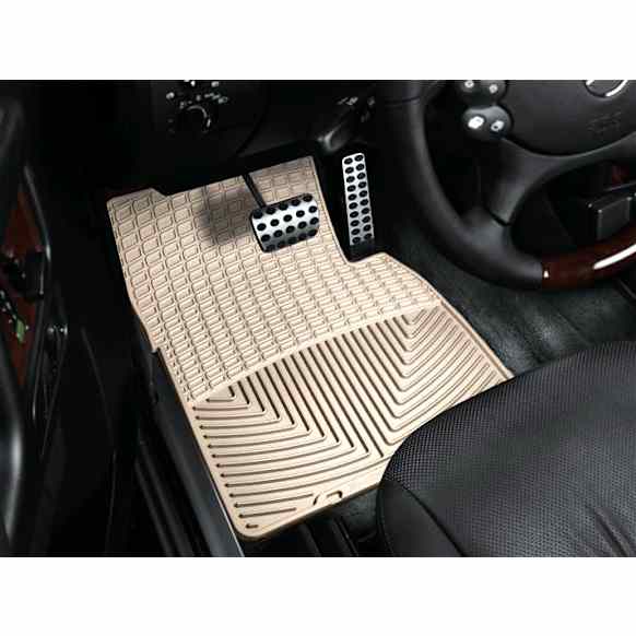 2014 Mercedes Benz G63 AMG - All-weather Series, Tan, Front Row, Flat Floor Mat, Made of Rubberized Thermoplastic Elastomer