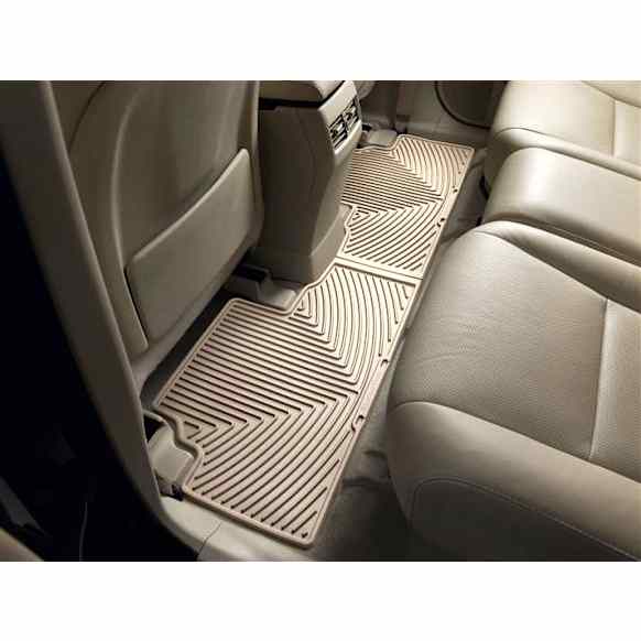 2010 Lexus RX450h - All-weather Series, Tan, Second Row, Flat Floor Mat, Sport Utility, Made of Rubberized Thermoplastic Elastomer