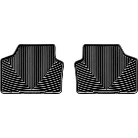 W141 Second Row All-weather Series Flat Floor Mat, Black Made of Rubberized Thermoplastic Elastomer