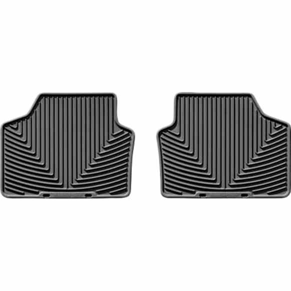 W141GR Rear All-weather Series Flat Floor Mat, Gray Made of Rubberized Thermoplastic Elastomer