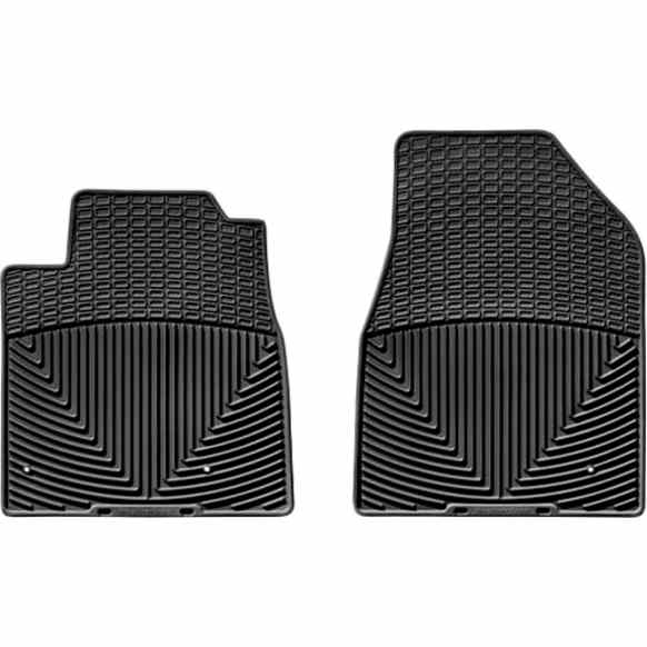 2009 Honda Pilot - All-weather Series, Black, Front Row, Flat Floor Mat, Sport Utility, Made of Rubberized Thermoplastic Elastomer