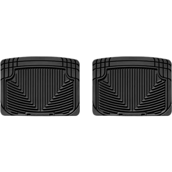 2008 Subaru Outback - All-weather Series, Black, Second Row, Flat Floor Mat, Made of Rubberized Thermoplastic Elastomer