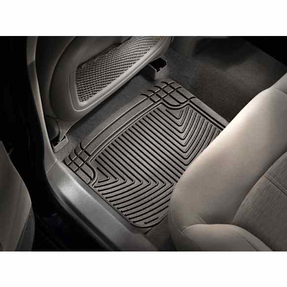 W20CO Second Row All-weather Series Molded Floor Liner, Cocoa Made of Rubberized Thermoplastic Elastomer