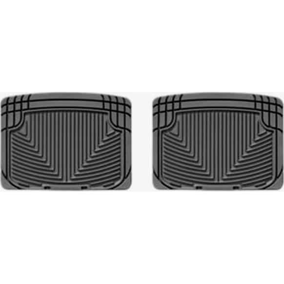 W20GR Second Row All-weather Series Flat Floor Mat, Gray Made of Rubberized Thermoplastic Elastomer