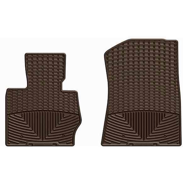 W258TN Front Row All-weather Series Flat Floor Mat, Tan Made of Rubberized Thermoplastic Elastomer