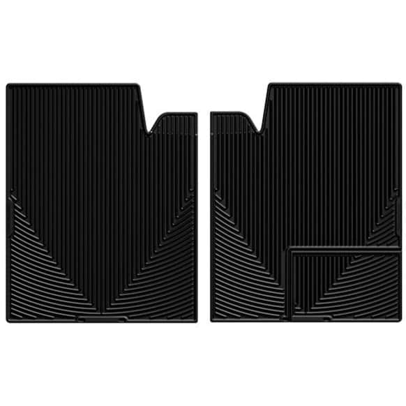 2012 Ford F-150 - All-weather Series, Black, Second Row, Flat Floor Mat, Crew Cab Pickup, Trimming Is Required For Models Equipped With Optional Subwoofer, Made of Rubberized Thermoplastic Elastomer