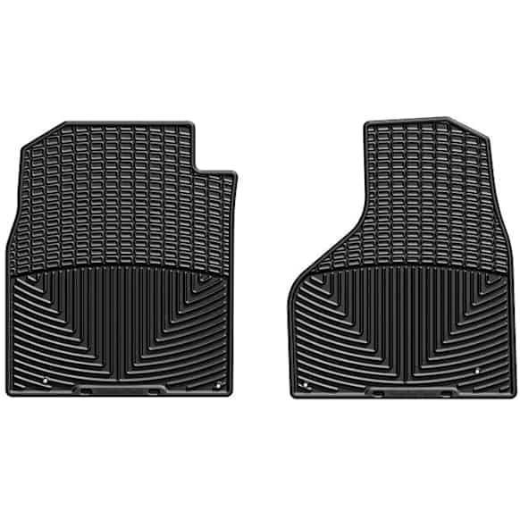 2017 Ram 1500 - All-weather Series Flat Floor Mat, Black Made of Rubberized Thermoplastic Elastomer
