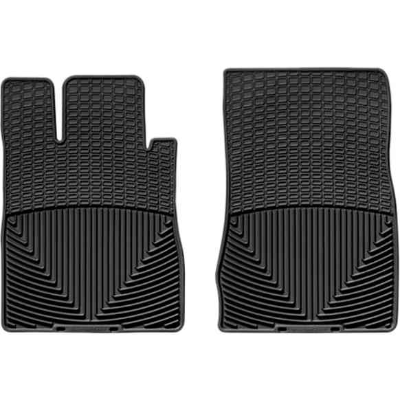W36 Front Row All-weather Series Flat Floor Mat, Black Made of Rubberized Thermoplastic Elastomer