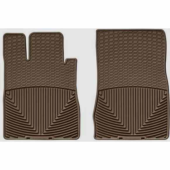W36TN Front Row All-weather Series Flat Floor Mat, Tan Made of Rubberized Thermoplastic Elastomer