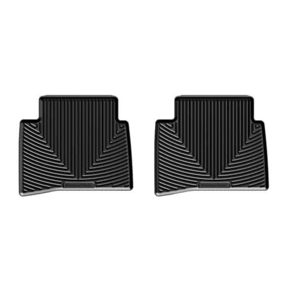 W401 Second Row All-weather Series Flat Floor Mat, Black Made of Rubberized Thermoplastic Elastomer