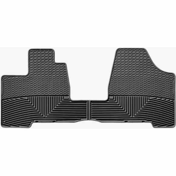 2009 Toyota Sienna - All-weather Series, Gray, Front Row, Flat Floor Mat, Mini Passenger Van, Made of Rubberized Thermoplastic Elastomer