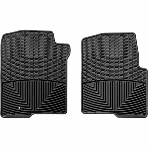 2007 Ford F-150 - All-weather Series, Black, Front Row, Flat Floor Mat, Crew Cab Pickup, Made of Rubberized Thermoplastic Elastomer