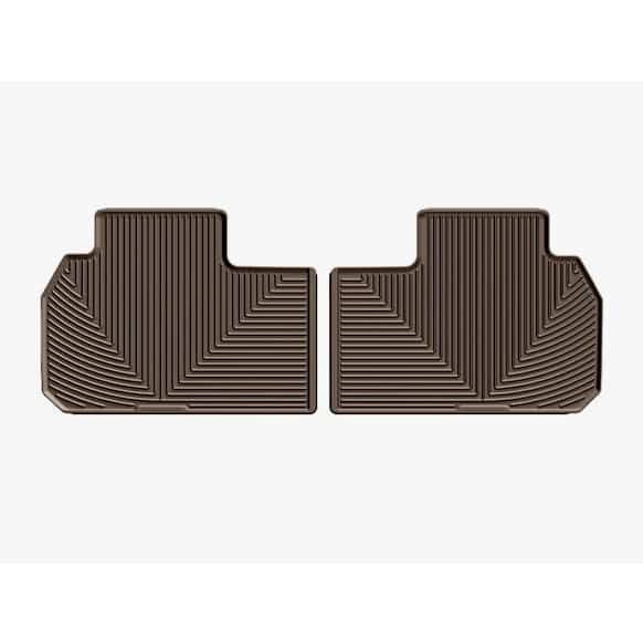 2024 Buick Enclave - All-weather Series, Tan, Second Row, Flat Floor Mat, Sport Utility, Made of Rubberized Thermoplastic Elastomer