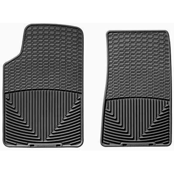 W47GR Front Row All-weather Series Flat Floor Mat, Gray Made of Rubberized Thermoplastic Elastomer