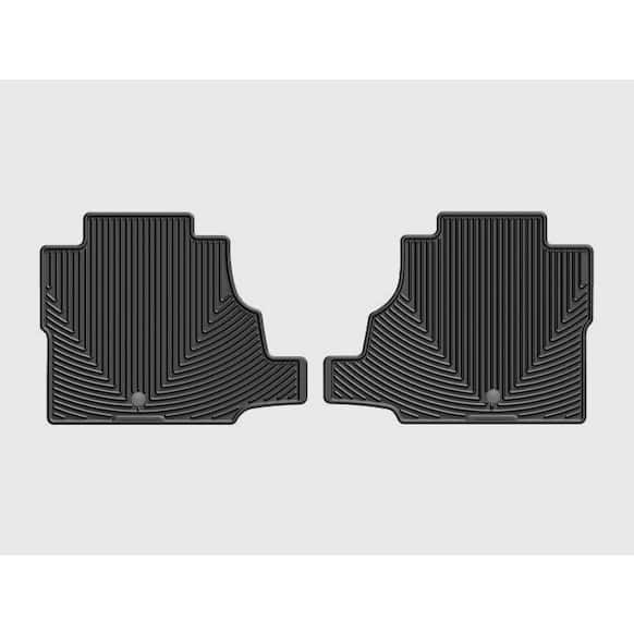 W500GR Second Row All-weather Series Flat Floor Mat, Gray Made of Rubberized Thermoplastic Elastomer