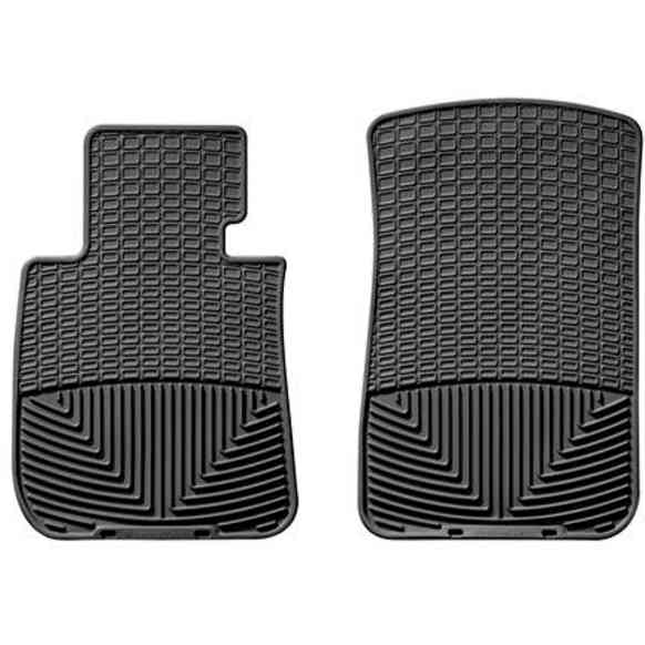 W61GR Front Row All-weather Series Flat Floor Mat, Gray Made of Rubberized Thermoplastic Elastomer