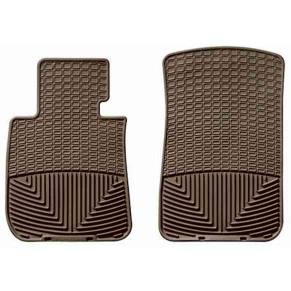 W61TN Front Row All-weather Series Flat Floor Mat, Tan Made of Rubberized Thermoplastic Elastomer