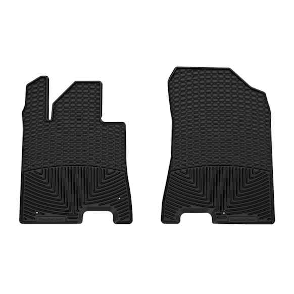 2023 Hyundai Sonata - All-weather Series, Black, Front Row, Molded Floor Liner, Sedan, Made of Rubberized Thermoplastic Elastomer