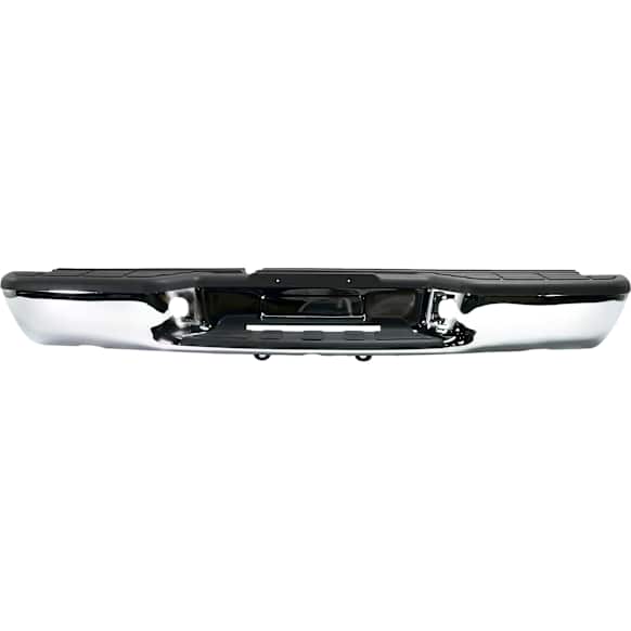 1998 GMC Sonoma SLS - Step Bumper, Fleetside, Chrome, Face Bar and Pads, Without mounting bracket(s)