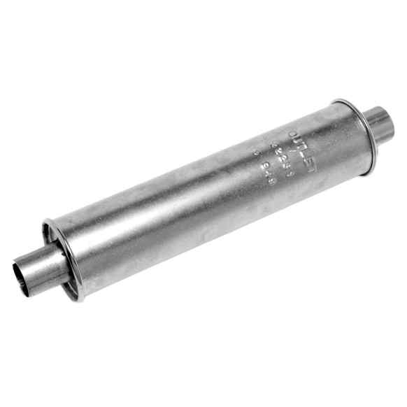 22281 Resonator - Natural, Aluminized Steel, Direct Fit, Sold individually