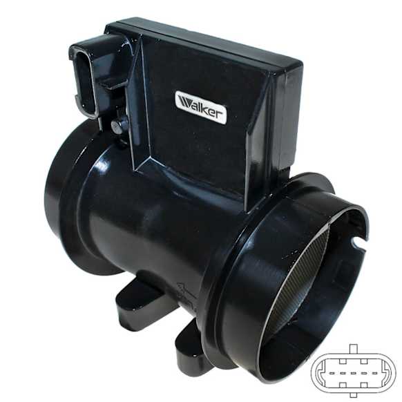 245-1000 Mass Air Flow Sensor, 6 Cyl., 2.8L Engine, Full Assembly with Housing