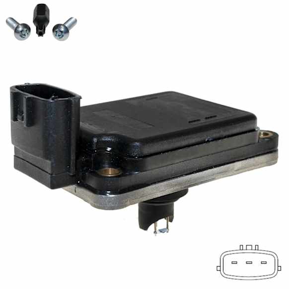 245-1187 Mass Air Flow Sensor, 4 Cyl., 2.4L Engine, Sensor Only