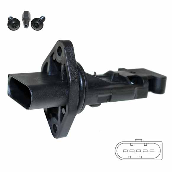 245-2114 Mass Air Flow Sensor, 4 Cyl., 1.9L Engine, Sensor Only