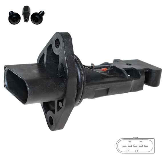 245-2222 Mass Air Flow Sensor, 8 Cyl., 4.2L Engine