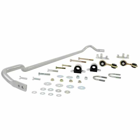 BHR36XZ Rear Sway Bar Kit, 22 mm, Adjustable, Powdercoated Silver
