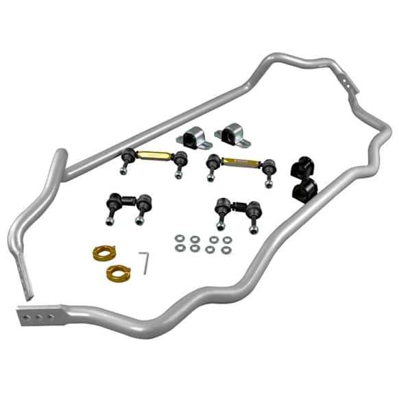 BMK010 Front and Rear Sway Bar Kit, Powdercoated Silver