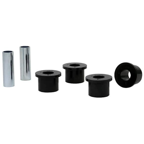 W71646 Leaf Spring Bushing - Black, Synthetic Elastomer, Direct Fit, Set of 2