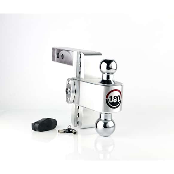CTB6-2 Hitch Ball Mount, 2 in. - Brushed Aluminum, Aluminum And Stainless Steel, Sold Individually