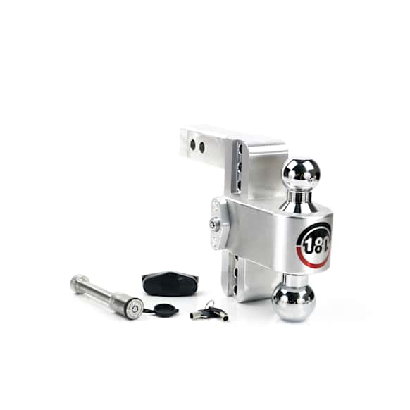 CTB6-2-KA Hitch Ball Mount, 2 in. - Brushed Aluminum, Aluminum And Stainless Steel, Sold Individually
