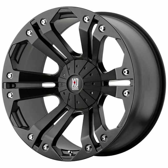 XD77889086735 Aluminum Matte Black Wheel, 18 in. X 9 in., 5 x 5.5 Bolt Pattern
