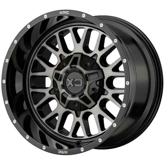 XD84229080318 Aluminum Gloss Black Wheel, 20 in. X 9 in., 8 x 6.5 in. Bolt Pattern