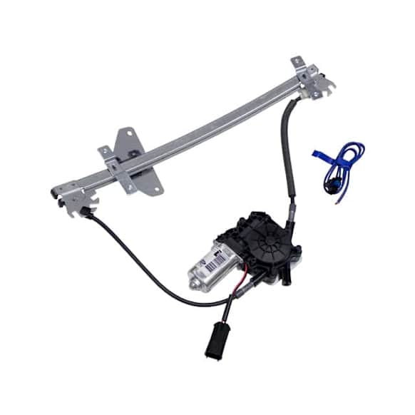 AC253 Front, Driver Side OE Replacement Series Power Window Regulator, With Motor