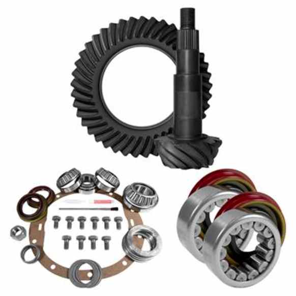 ZGK2031 8.6" Gm 3.42 Rear Ring & Pinion, Install Kit, Axle Bearings & Seal