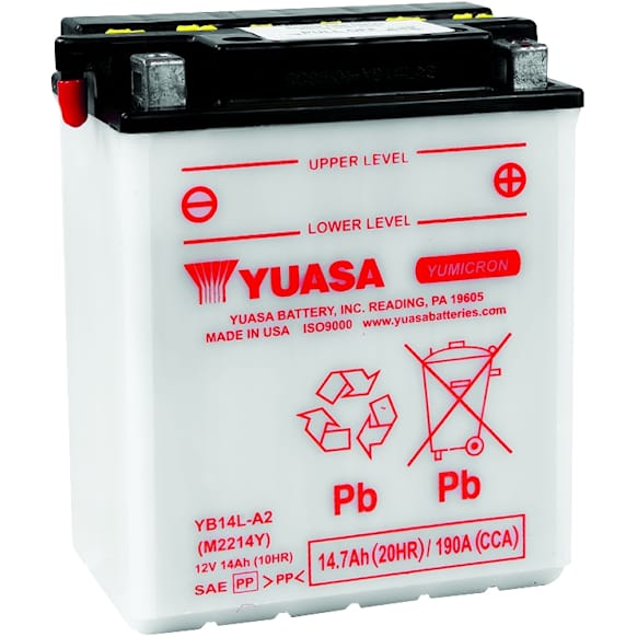 2002 Kawasaki KLR650 - NON-RETURNABLE Battery