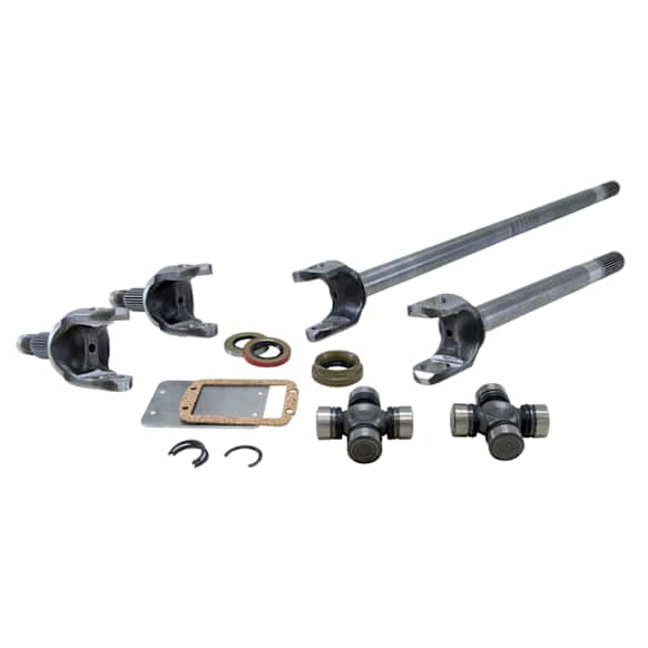 YA W24150 Chromoly Front Axle Kit, Dana 44, Both Sides, 19/30 Spline, 1310 U-Joints