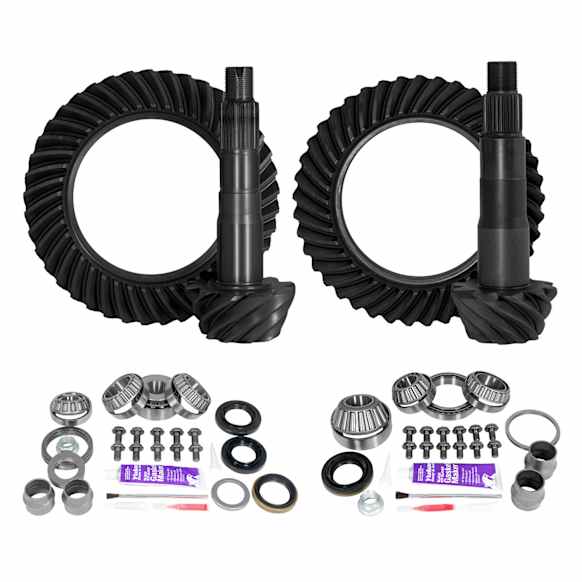 YGKT008-456LOC-4 Ring & Pinion Gear Kit Package Front & Rear with Install Kits - Toyota 8.2/8in.IFS