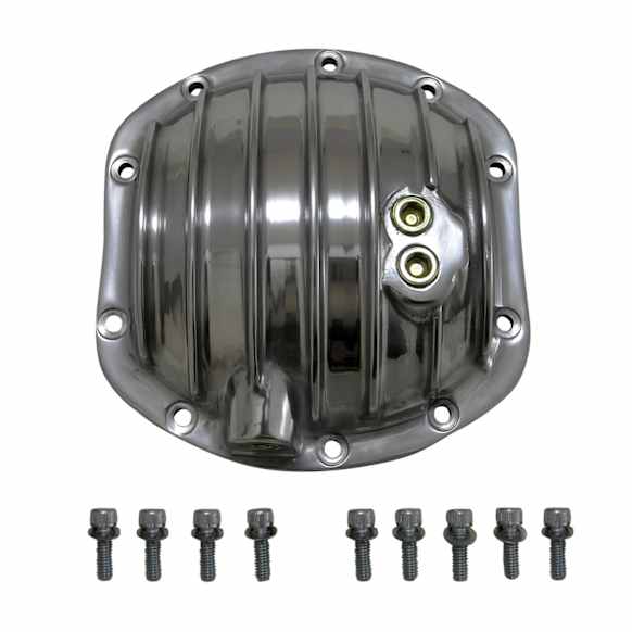 YP C2-D30-STD Polished Aluminum Replacement Cover for Dana 30 standard rotation