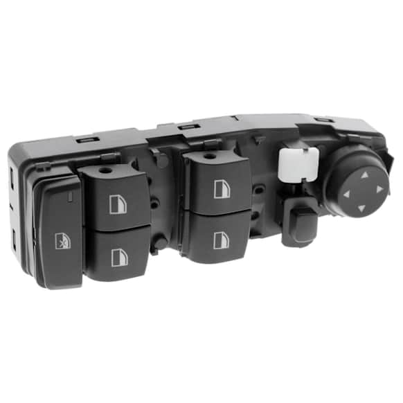 2011 BMW X3 - Front, Driver Side Window Switch, Except Automatic Dimming Mirror; Memory Seat Function; Switch Panel Assembly, Black