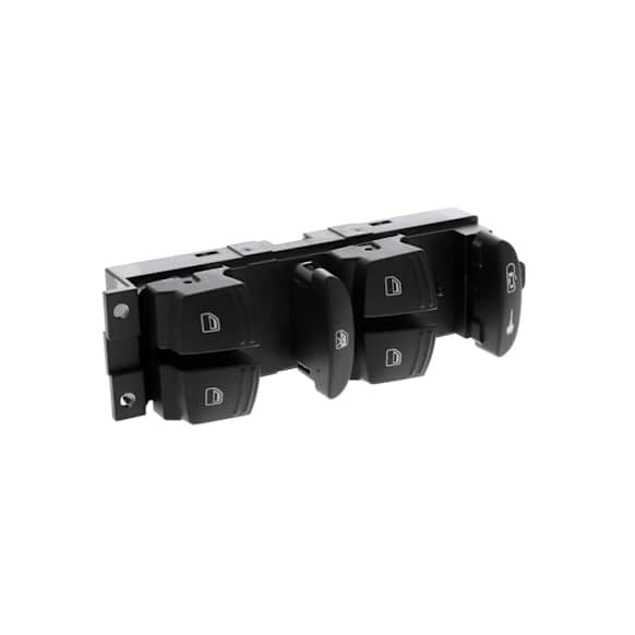 2008 Porsche Cayenne - Front, Driver Side Window Switch, engvin: A, Black, 6-button