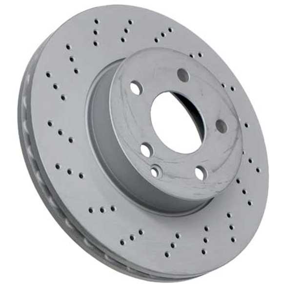 400.3665.20 Front, Driver or Passenger Side Brake Disc, 5 Lugs, 295 mm, Coat Z Series