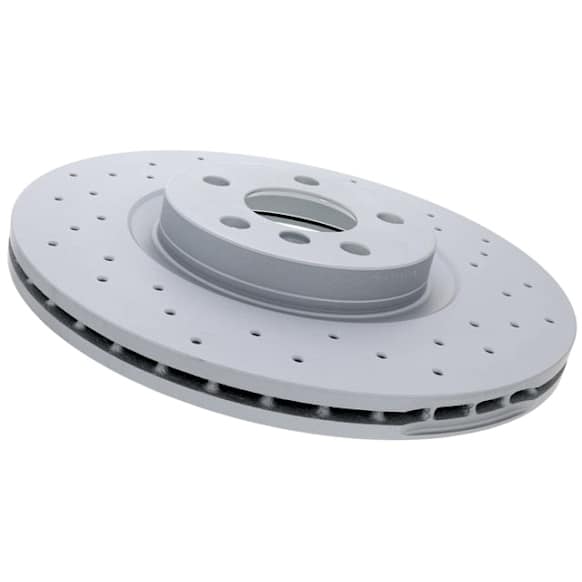 34106891080 Front, Driver or Passenger Side Brake Disc, Plain Surface, 5 Lugs, 2.0L, 4Cyl